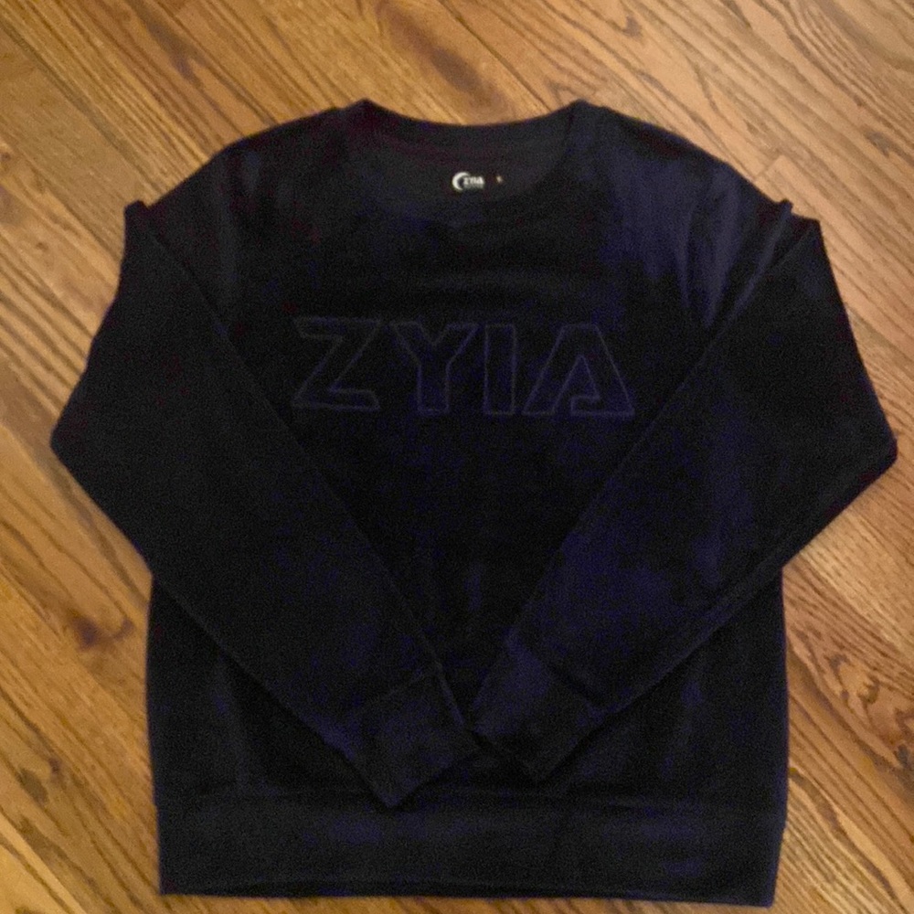 Zyia Active Velour Swestshirt